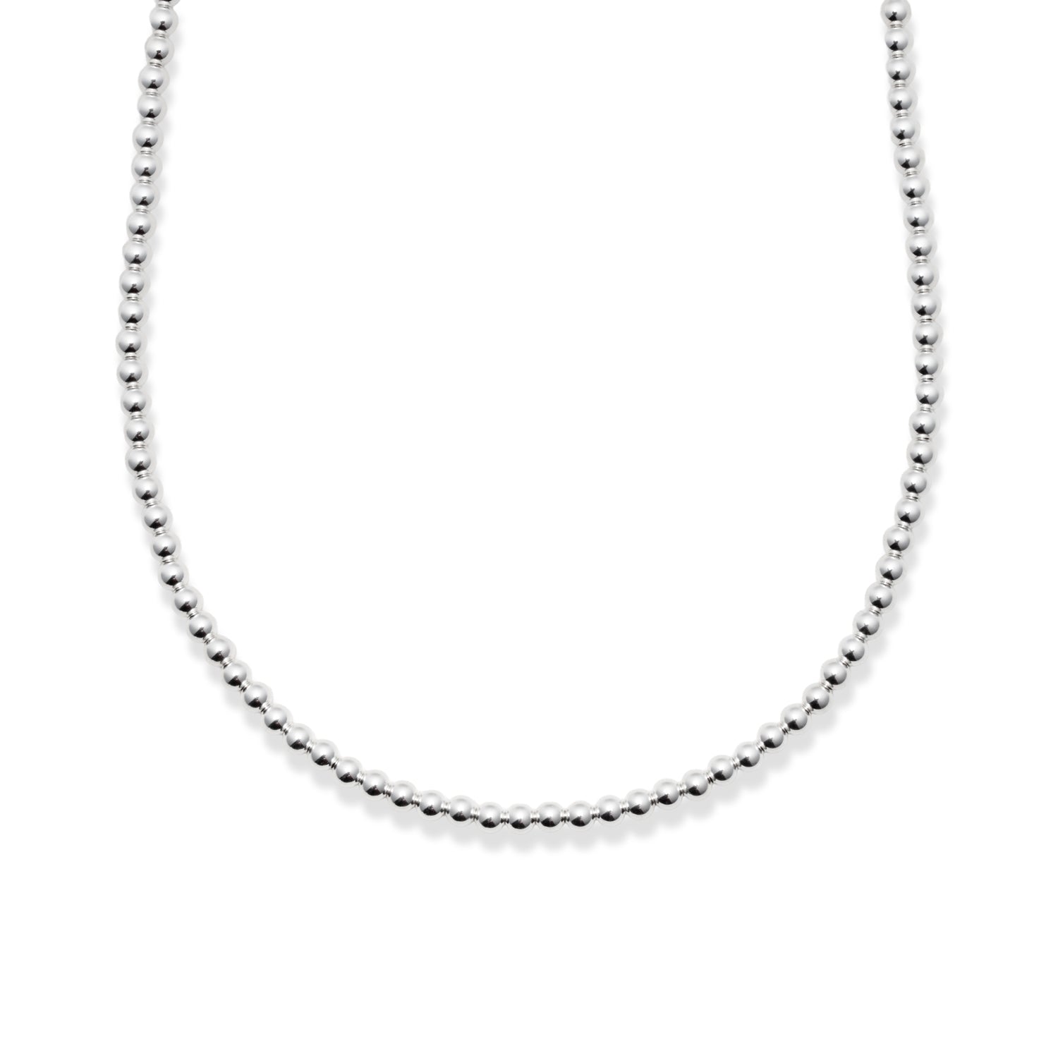 4mm .925 Sterling Silver Necklace (16