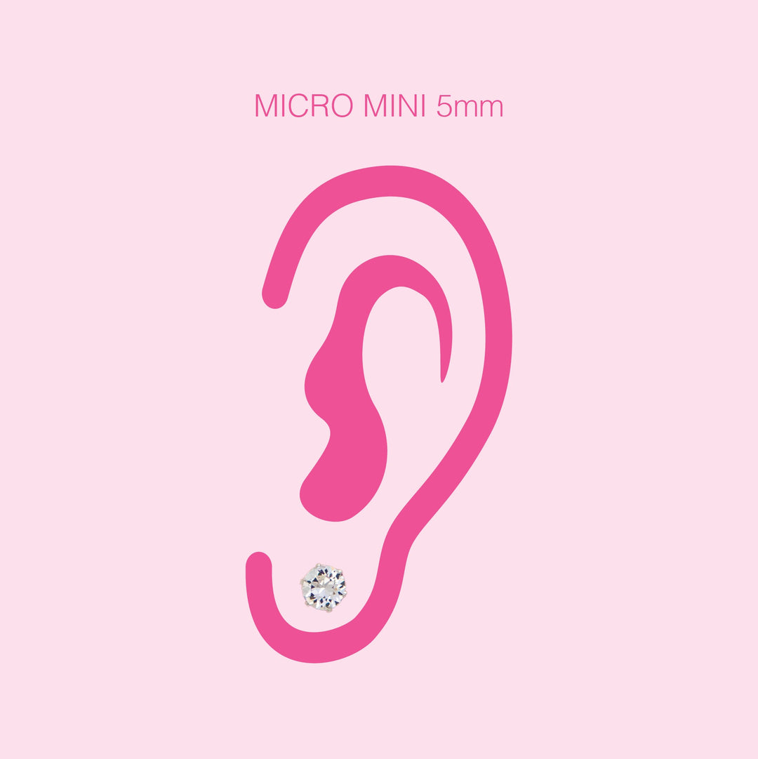 5mm Round Stud Earrings