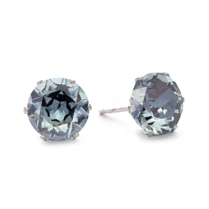 Blizzard Bling Sterling Silver Stud Earrings