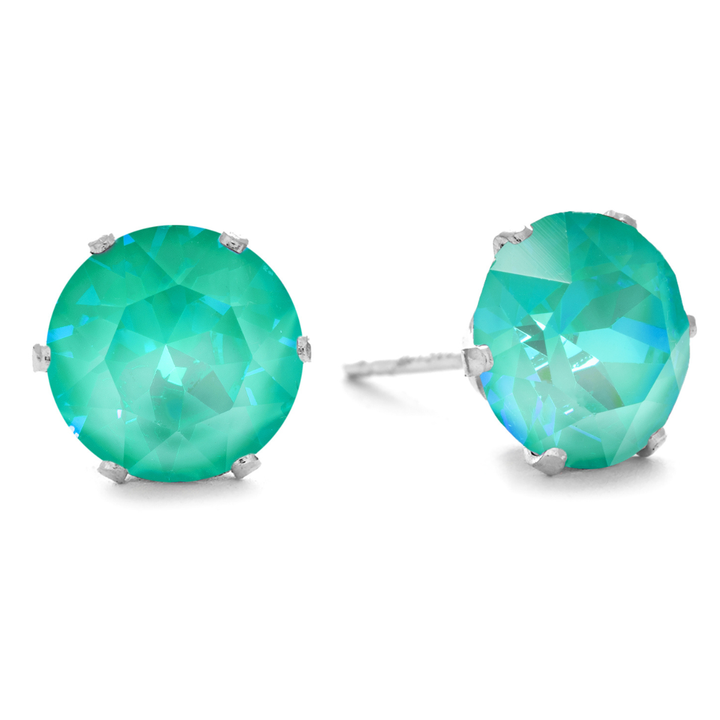 Bora Bora Mega Bling Sterling Silver Stud Earrings