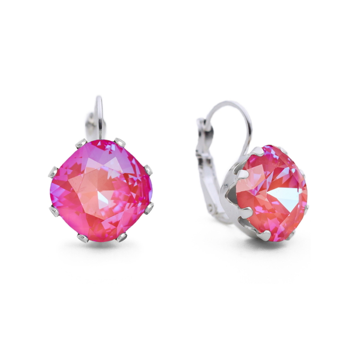Bubblegum Beach Leverback Drop Earrings