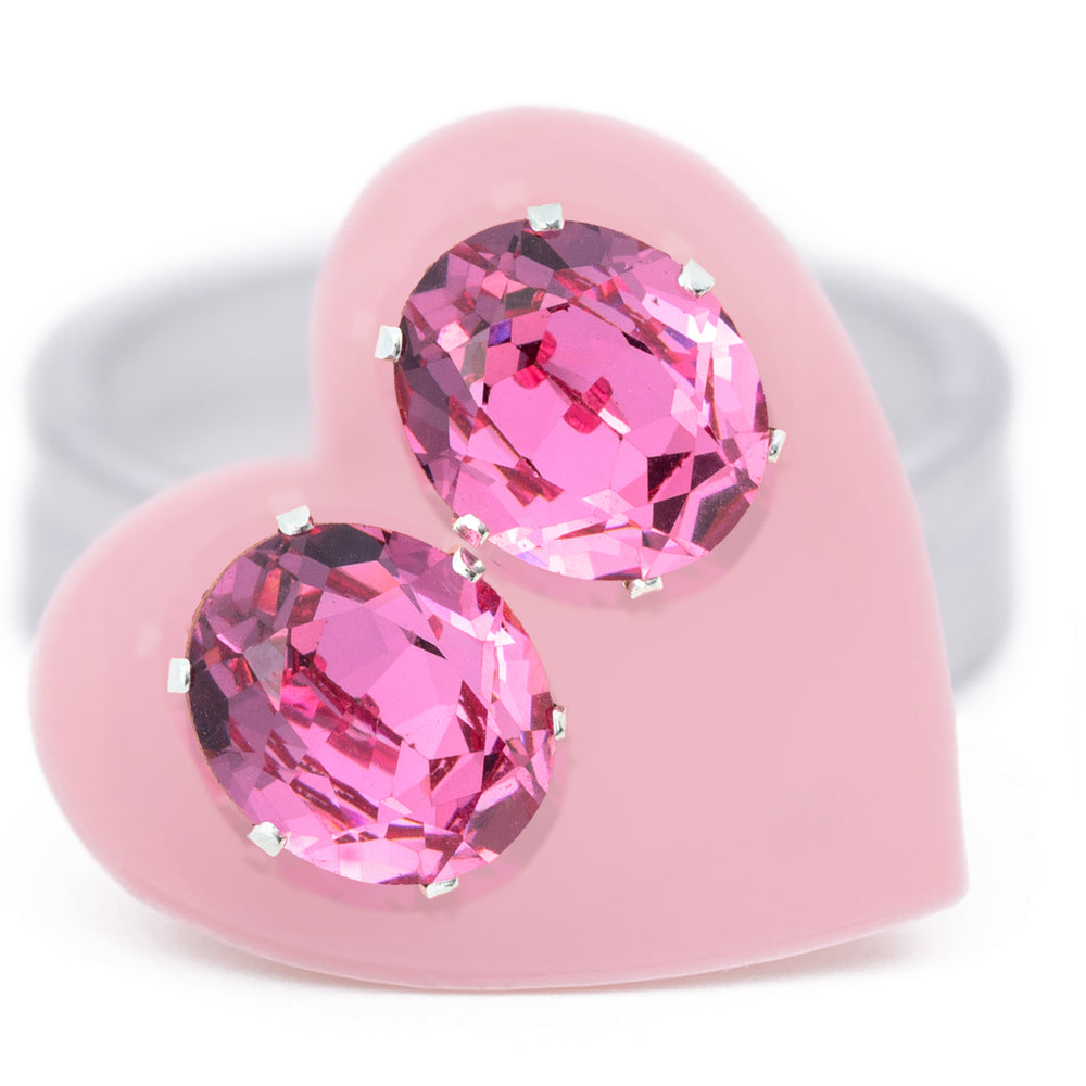 Vintage Pink Oval - JoJo Loves You