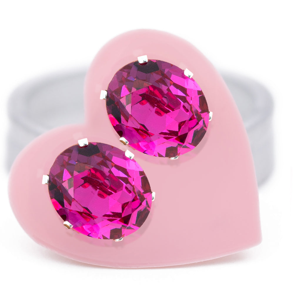 Vintage Fuchsia Oval - JoJo Loves You