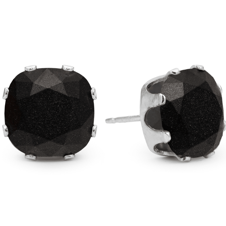Clean Slate Mega Cushion Sterling Silver Stud Earrings - JoJo Loves You