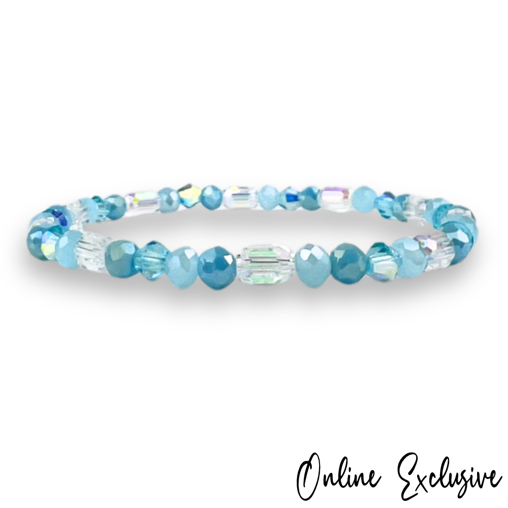 Coastal Cooler Crystal Beaded Summer Stacker