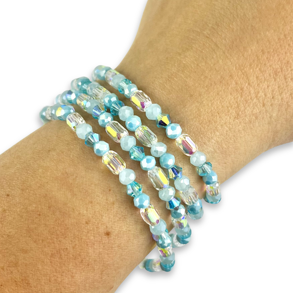 Coastal Cooler Crystal Beaded Summer Stacker