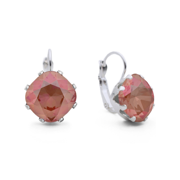 Copper Glow Leverback Drop Earrings