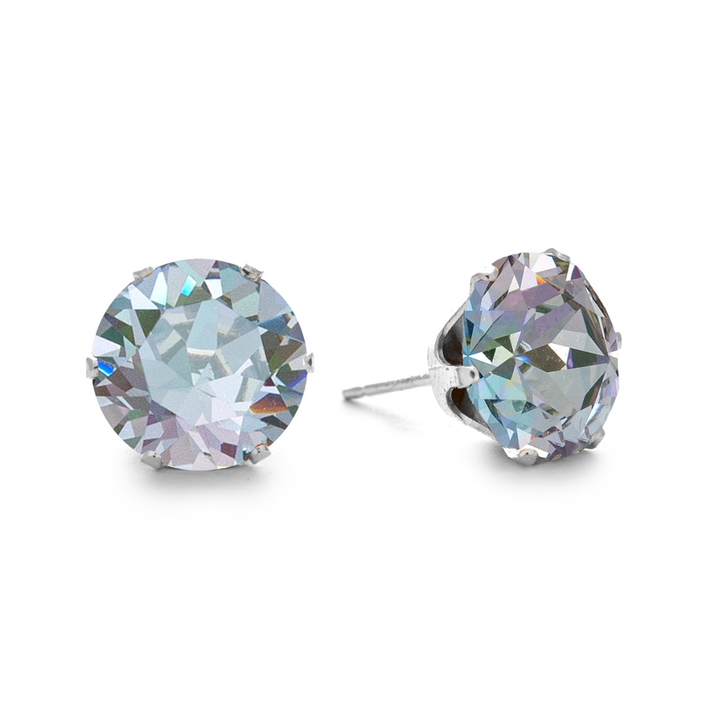Cosmic Bling Sterling Silver Stud Earrings