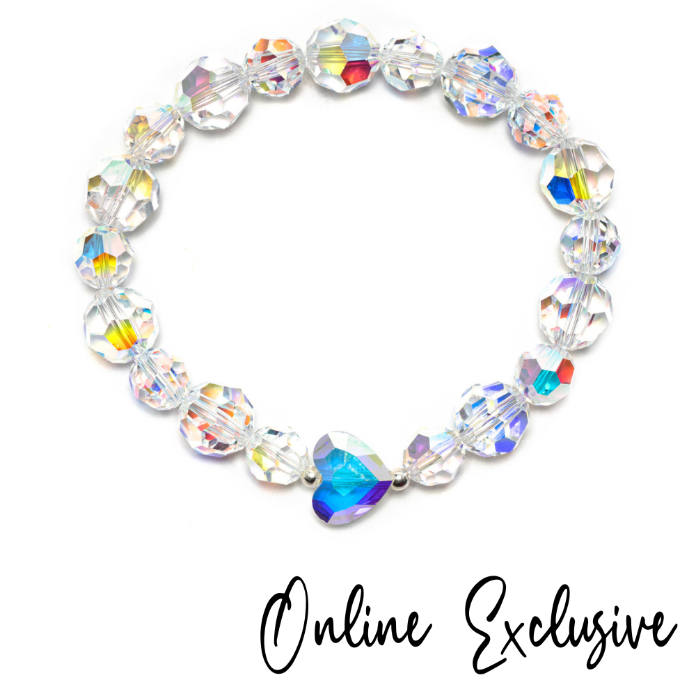 y♡Crystal☆bijou Crystal AB Mega Love Bracelet – JoJo Loves You