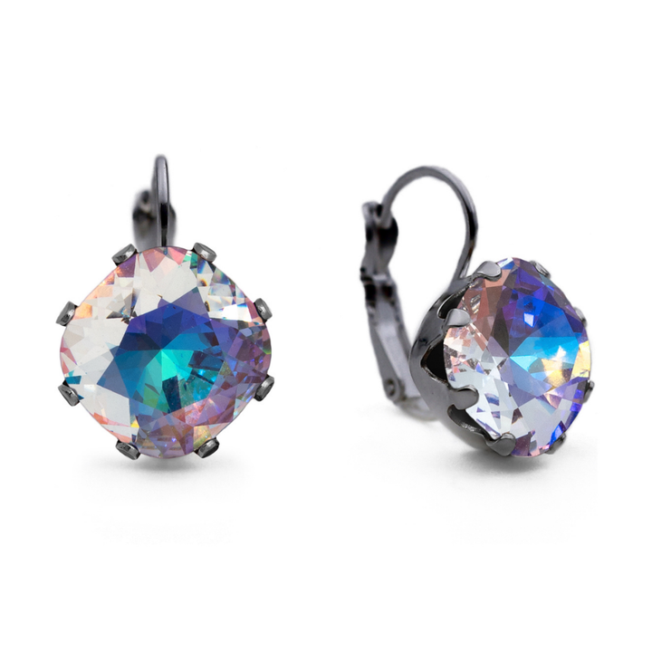 Dark Angel Mega Leverback Drop Earrings