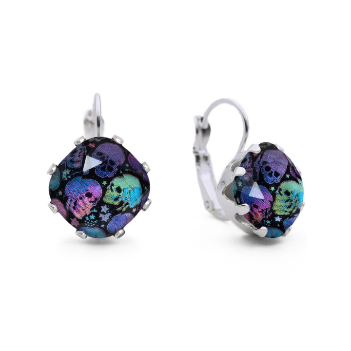 Deadly Disco Leverback Drop Earrings
