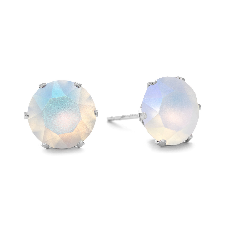 Dreamy Bling Sterling Silver Stud Earrings