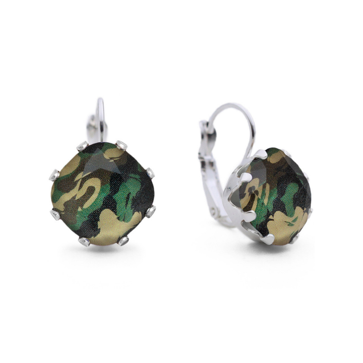 Glamouflage Leverback Drop Earrings