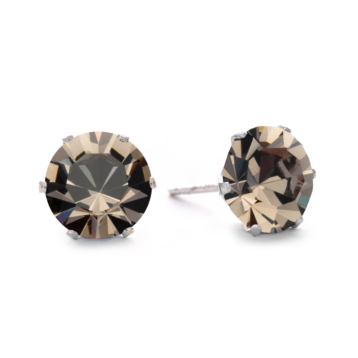 Hazel Bling Sterling Silver Stud Earrings