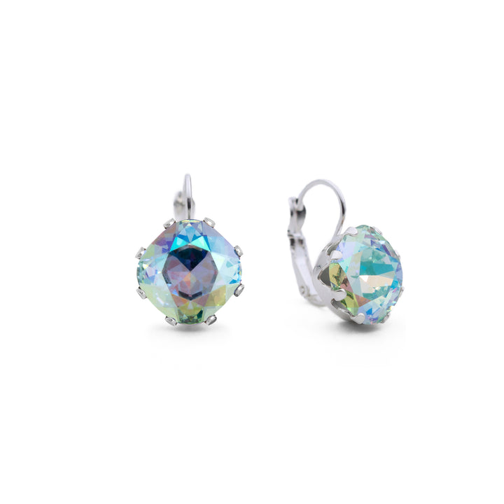 Ice AB Mini Leverback Drop Earrings - JoJo Loves You