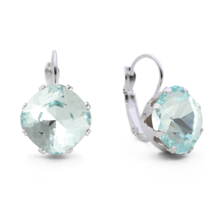 Ice Mega Leverback Drop Earrings