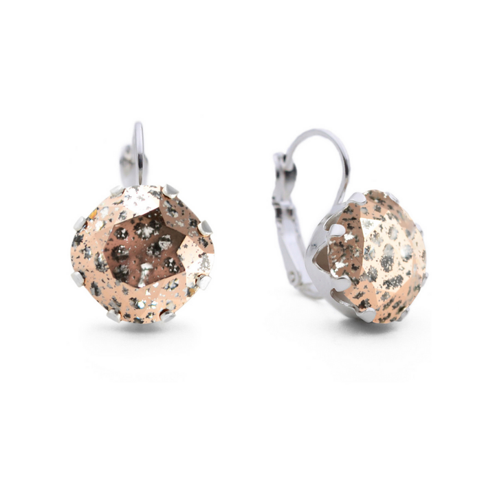 Rose Gold Patina Leverback