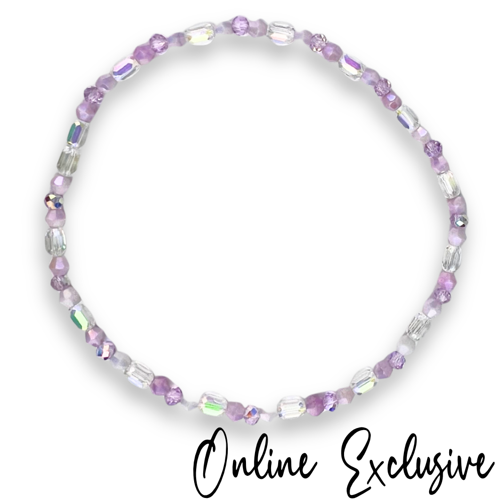 Lavish Crystal Beaded Summer Anklet