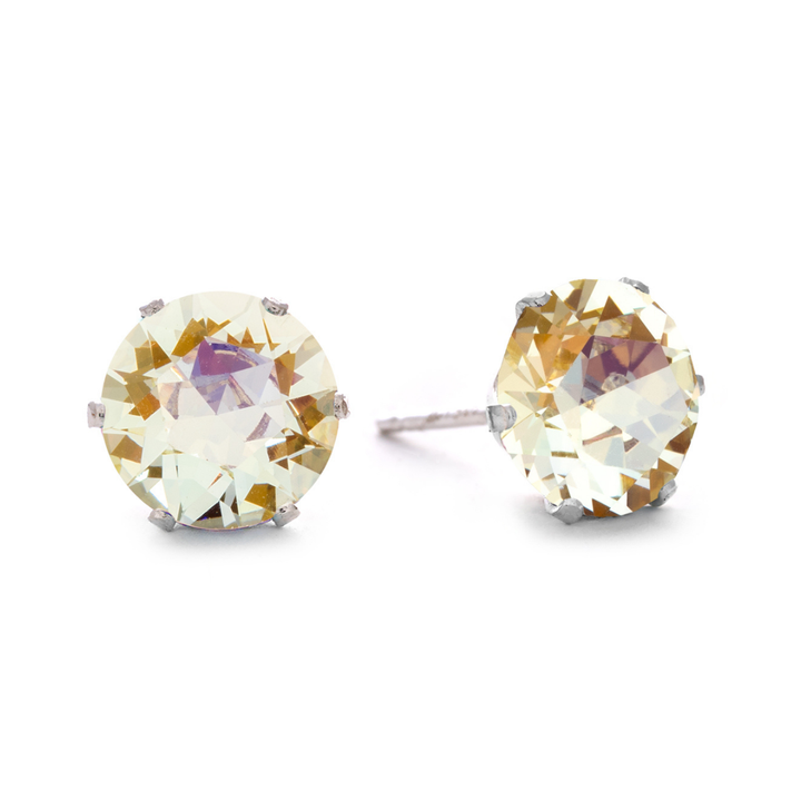 Lemonade Bling Sterling Silver Stud Earrings