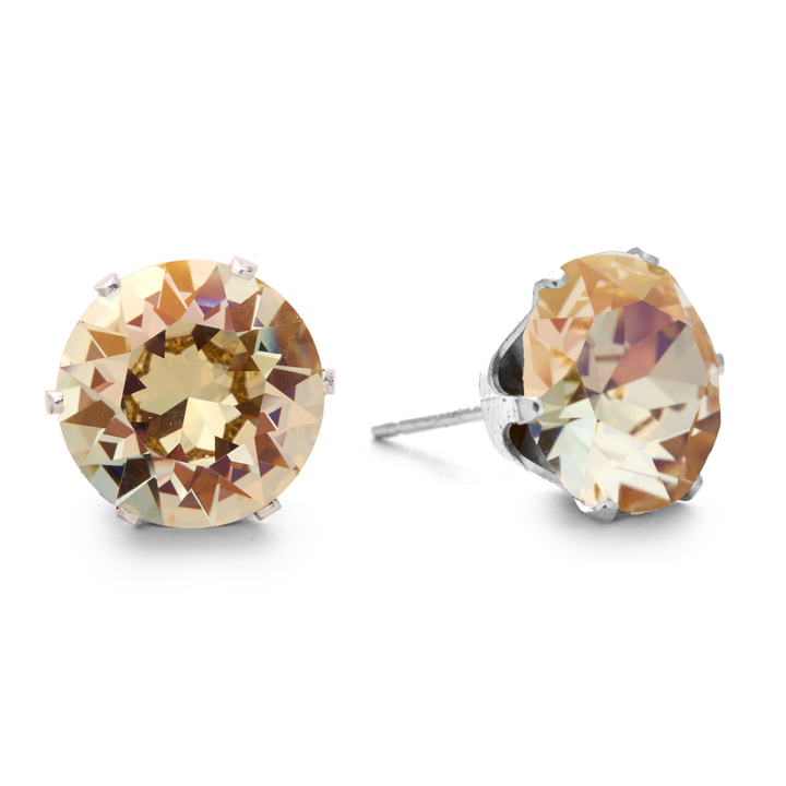 Lemonade Mega Bling Sterling Silver Stud Earrings