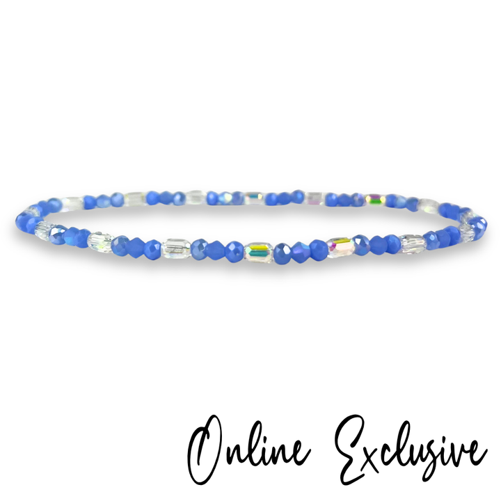 Maliblu Crystal Beaded Summer Anklet