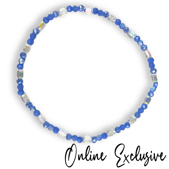 Maliblu Crystal Beaded Summer Anklet