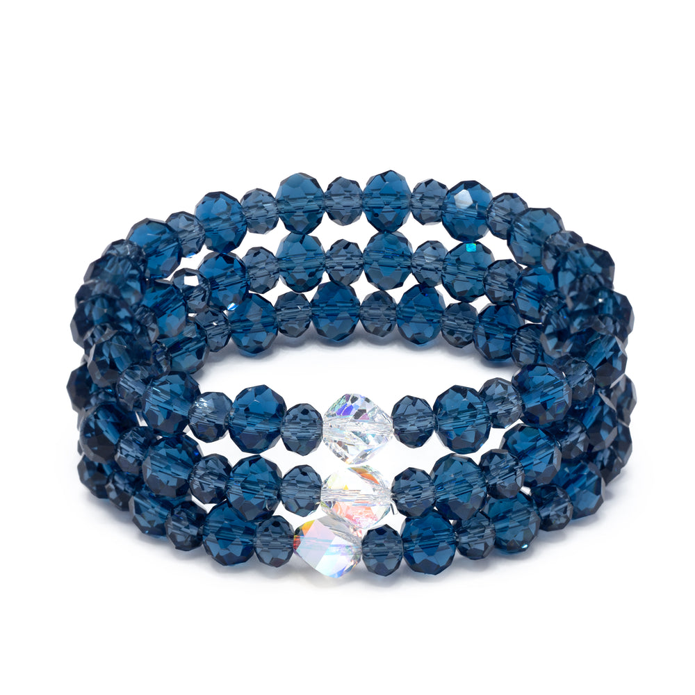 Navy Twinkle Stacker Bracelet - JoJo Loves You