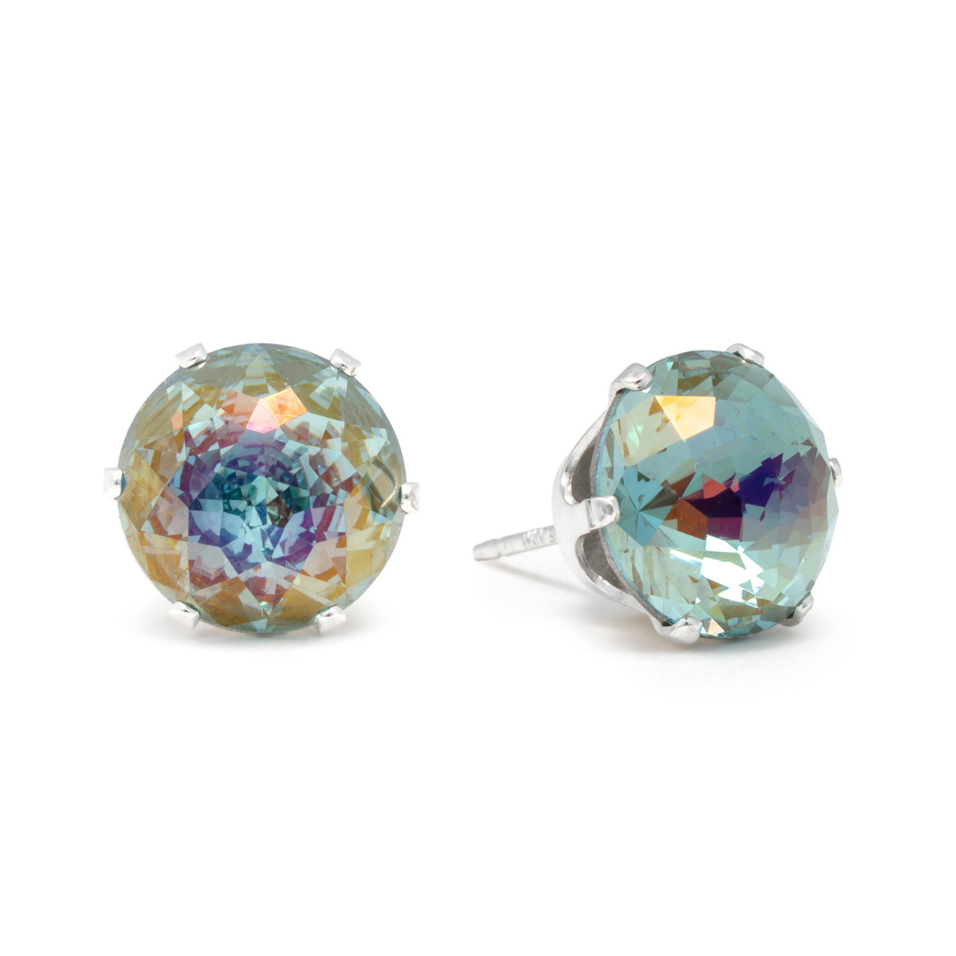 Orecchini A Sfera Shamballa Argento 925 E Cristallo Di Swarovski Orecchini A Sfera Shamballa Argento 925 E Cristallo Di Swarovski
