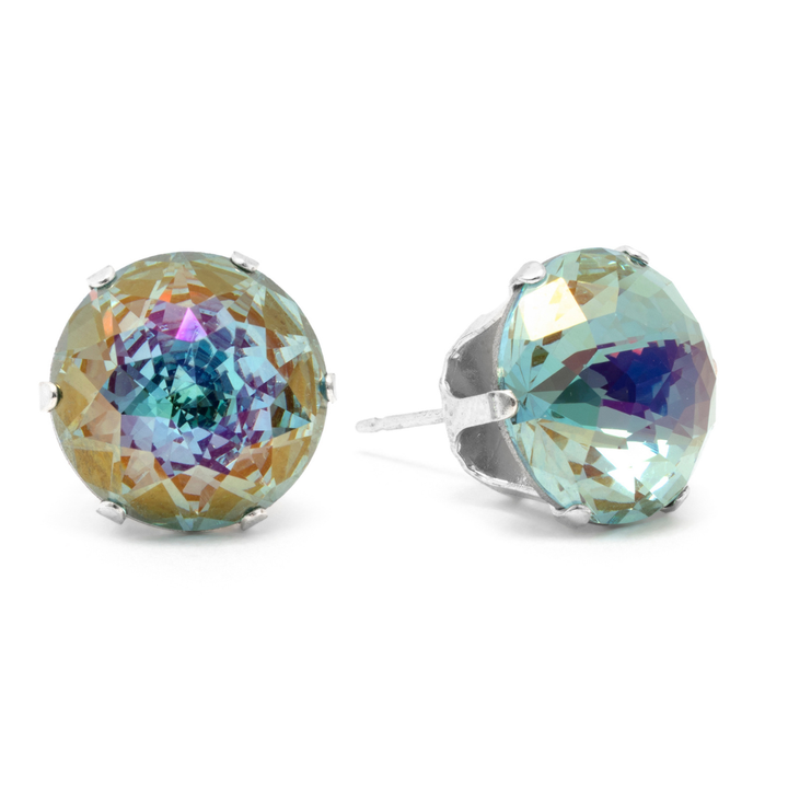 Pure Imagination Mega Bling Sterling Silver Stud Earrings