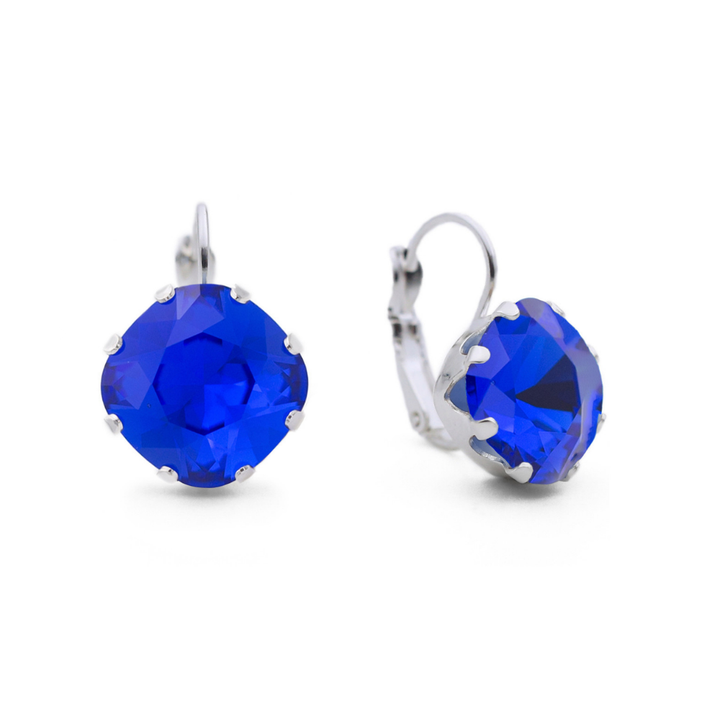 Royal Leverback Drop Earrings
