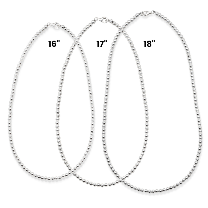 4mm Signature Sterling Silver Necklace