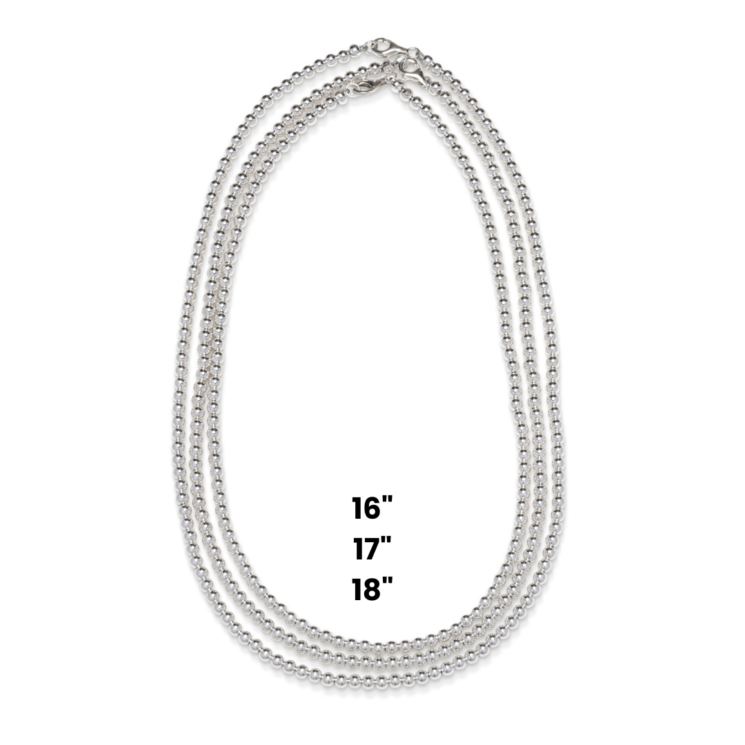 4mm Signature Sterling Silver Necklace