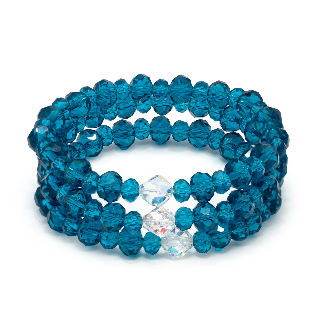 Teal Twinkle Stacker Bracelet
