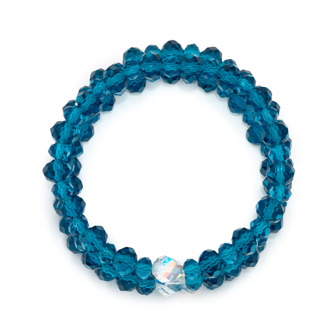 Teal Twinkle Stacker Bracelet