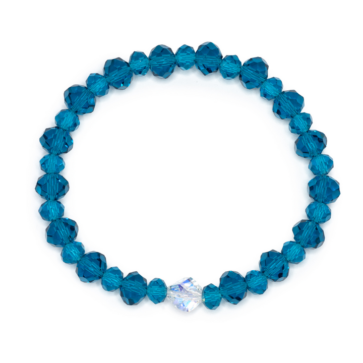 Teal Twinkle Stacker Bracelet