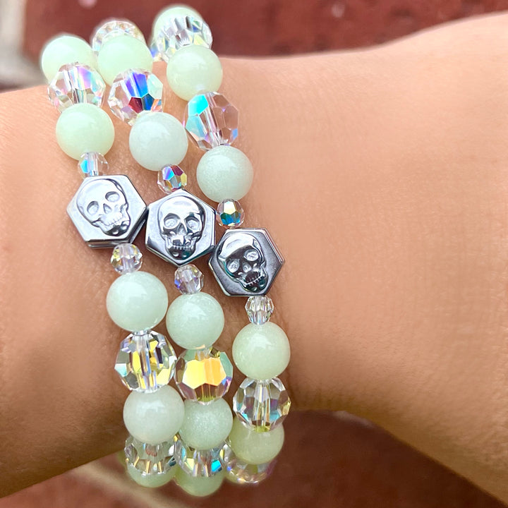 Jack Skellington Glow-in-the-Dark Stacker Bracelet