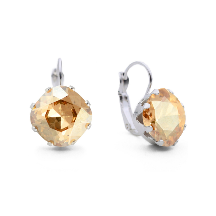 Vanilla Leverback Drop Earrings