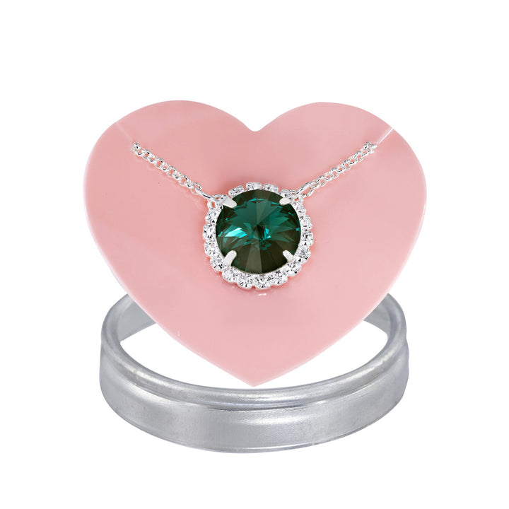 Emerald Glam Party Necklace