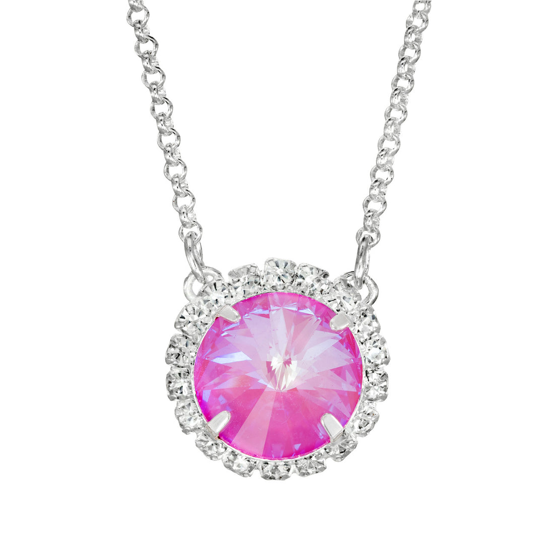 Neon Pink Glam Party Necklace