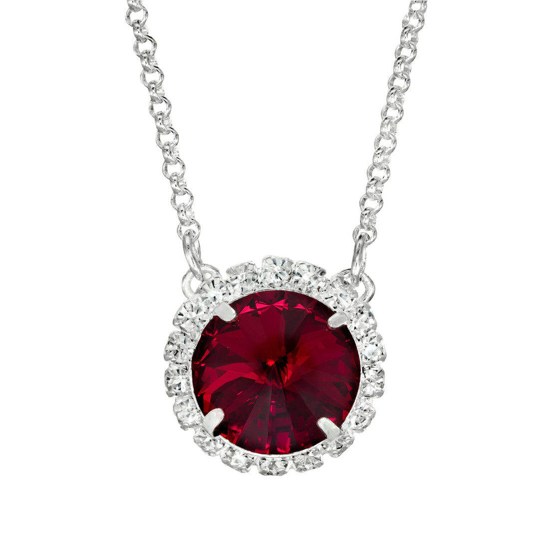 Ruby Glam Party Necklace