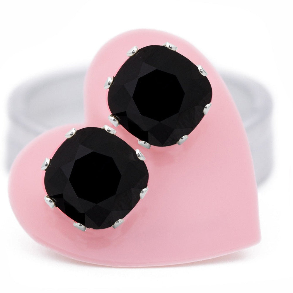 Flat Black Cushion - JoJo Loves You