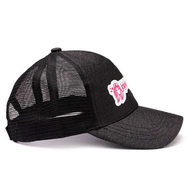Black Sparkle JoJo Logo Hat