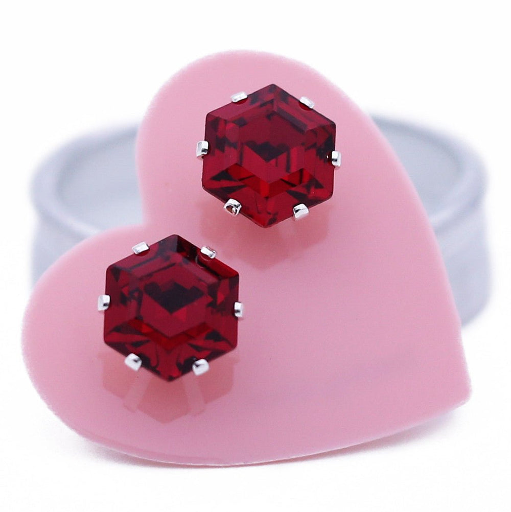 Vintage Ruby Mini Hexagon - JoJo Loves You