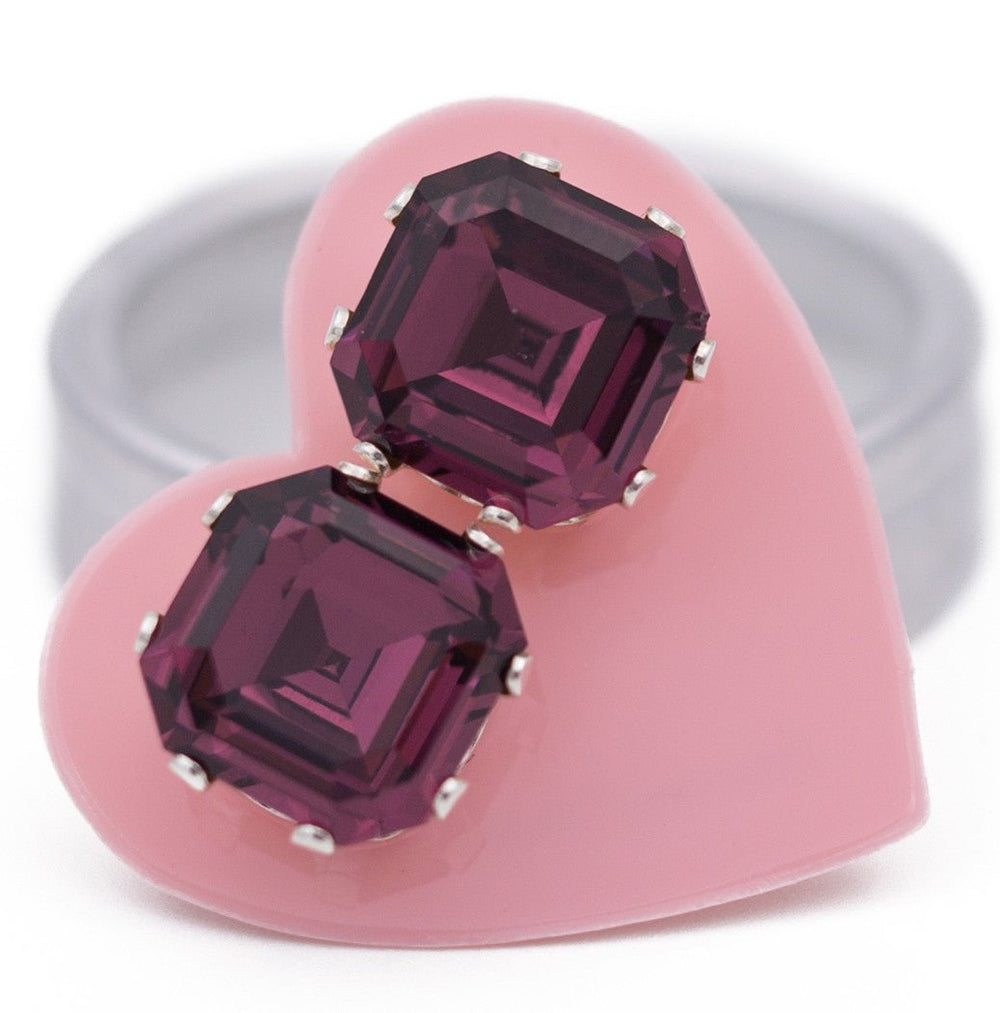 Vintage Dark Purple Asscher - JoJo Loves You